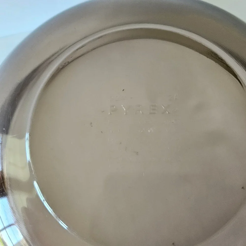 Vtg Pyrex Visions 024 Casserole Dish - 2 Liter Amber Glass NO LID